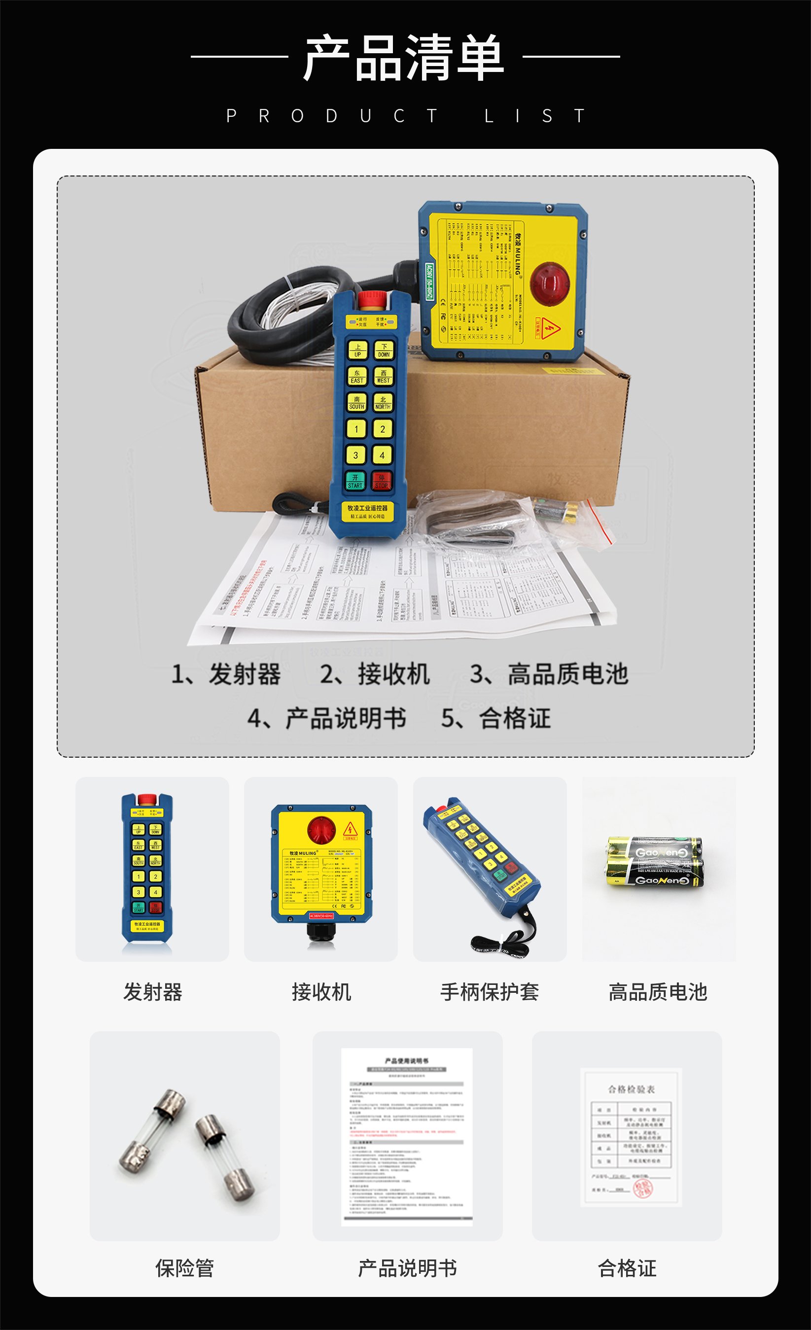 3产品清单